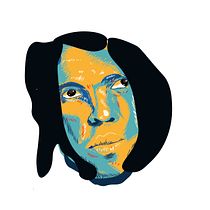 My project in Portrait Illustration Techniques with Illustrator and Photoshop course. Traditional illustration, and Digital Illustration project by naddehc - 07.26.2021