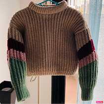 Mi Proyecto del curso: Crochet: crea prendas con una sola aguja. Fashion Design, Fiber Arts, DIY, and Crochet project by Karina Valeria Riofrio Cabrera - 07.26.2021