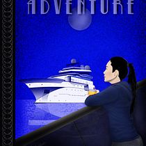 My project in Art Deco Style for Digital Illustration course. Un progetto di Illustrazione tradizionale, Belle arti, Design di poster  e Illustrazione digitale di rmchoiceii - 24.07.2021