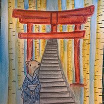 Mi Proyecto del curso: Ilustración en acuarela con influencia japonesa. Ilustração tradicional, Desenho, e Pintura em aquarela projeto de Fernanda Jacinto - 26.07.2021