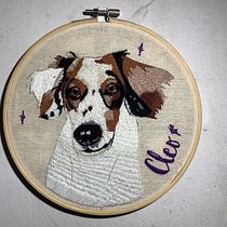 Mi Proyecto del curso: Needle painting para principiantes. Embroider, and Naturalistic Illustration project by catalinaelizaldesepulveda - 07.26.2021