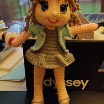 Mi Proyecto del curso: Amigurumi: diseño de ropa, pelo y complementos. Un projet de Artisanat, Conception de jouets, Art textile , et Crochet de Georgina Cravioto - 27.07.2021