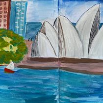 My project in Pictorial Sketchbook with Gouache course. Traditional illustration, Sketching, Drawing, Architectural Illustration, Sketchbook, and Gouache Painting project by Angela Patterson - 07.27.2021
