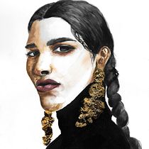 Mi Proyecto del curso: Retrato en acuarela a partir de una fotografía. Traditional illustration, Watercolor Painting, and Portrait Drawing project by Alba Sáenz de la Cuesta - 07.27.2021
