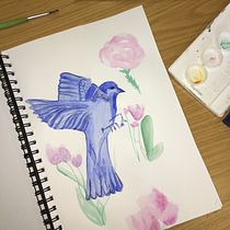 Mein Kursprojekt: Experimentelle Aquarelltechniken für Anfänger. Traditional illustration, Fine Arts, Watercolor Painting, and Naturalistic Illustration project by slycer - 07.27.2021