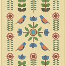 My project in Textile Pattern Design for Home Interiors  course. Un proyecto de Diseño de producto, Pattern Design y Estampación de Jasmin Tupper - 25.07.2021