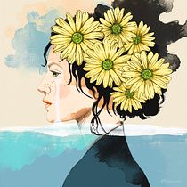 My project in Illustration Techniques with Digital Watercolor course. Un progetto di Illustrazione tradizionale, Illustrazione digitale, Pittura ad acquerello, Disegno di ritratti e Disegno digitale di Mia Sumell - 27.07.2021