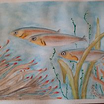 Mi Proyecto del curso: Ilustración de universos marinos en acuarela. Un projet de Illustration traditionnelle, Peinture, Aquarelle et Illustration naturaliste de bgallisilvia - 27.07.2021