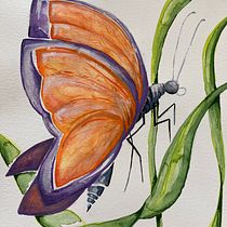 Mi Proyecto del curso: Técnicas experimentales de acuarela para principiantes . Traditional illustration, Fine Arts, Watercolor Painting, and Naturalistic Illustration project by Cecilia Simón Granata - 07.28.2021
