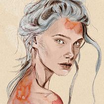Mi Proyecto del curso: Retrato ilustrado con Procreate. Ilustração tradicional, Ilustração vetorial, Ilustração digital, e Desenho de retrato projeto de María Líbano - 28.07.2021