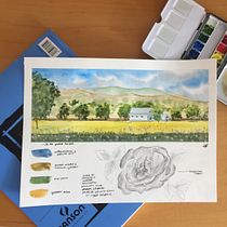 Cuaderno de viaje en acuarela. Traditional illustration, Watercolor Painting, and Sketchbook project by Constanza C. - 07.28.2021