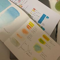 Meu projeto do curso: Técnicas experimentais de aquarela para principiantes . Traditional illustration, Fine Arts, Watercolor Painting, and Naturalistic Illustration project by Erika Magalhaes - 08.03.2021