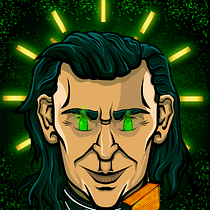 Ilustración vectorial: LOKI. Traditional illustration, Vector Illustration, Poster Design, and Digital Illustration project by brandy.inuma - 07.28.2021