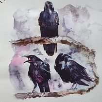 Family. Traditional illustration, Watercolor Painting, Realistic Drawing, and Naturalistic Illustration project by emilenecoventry - 07.29.2021