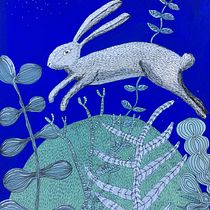 My project in Creative Drawing with Ink and Gouache course. Un projet de Illustration traditionnelle, Créativité, Dessin, Dessin artistique, Peinture acr, lique, Illustration à l'encre , et Peinture gouache de Malin Flynn - 29.07.2021