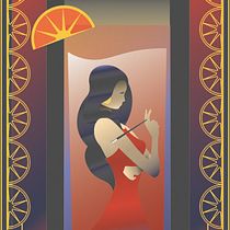 My project in Art Deco Style for Digital Illustration course. Un progetto di Illustrazione tradizionale, Belle arti, Design di poster  e Illustrazione digitale di Matthew Watson - 29.07.2021