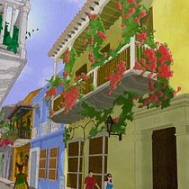 Mi Proyecto del curso: Ilustración de viajes: recrea tu lugar favorito. Traditional illustration, Drawing, Digital Illustration, Acr, and lic Painting project by Mauricio Muñoz - 08.25.2021