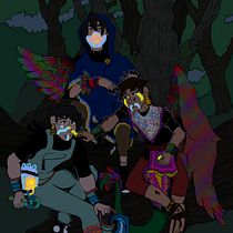 Mi Proyecto del curso: Ilustración digital de fantasía y ciencia ficción. Traditional illustration, and Digital Illustration project by Ingrid Vanessa Reyes Mendoza - 07.29.2021