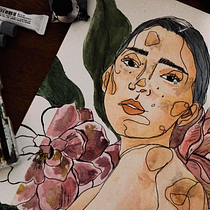 Meu projeto do curso: Técnicas experimentais de aquarela para principiantes . Traditional illustration, Fine Arts, Watercolor Painting, and Naturalistic Illustration project by nadine.valadares97 - 07.28.2021