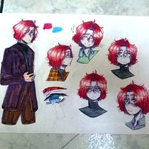 Creación de personajes manga: Ray Márkov. Ilustração tradicional, Design de personagens, Comic, e Mangá projeto de Hailie Nicole Gutierrez Castillo - 30.07.2021