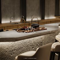My project in Interior Design for Restaurants course - Private omakase. Projekt z dziedziny Architektura wnętrz, Projektowanie wnętrz, Dekoracja wnętrz, Projektowanie powierzchni h, low i ch użytkownika Kenneth Yeremia - 28.07.2021