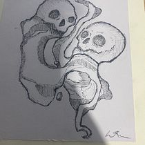 My project in Daily Sketching for Creative Inspiration course (Shawn Coss inspiration). Traditional illustration, Sketching, Creativit, Drawing, and Sketchbook project by Lachlan Tuckerman - 07.30.2021