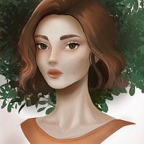 My project in Digital Fantasy Portraits with Photoshop course. Traditional illustration, Drawing, Digital Illustration, Portrait Drawing, Digital Drawing, and Digital Painting project by eliza_stefu - 07.30.2021