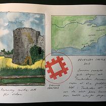 My project in Watercolor Travel Journal course. Traditional illustration, Watercolor Painting, Architectural Illustration, and Sketchbook project by Cecilia Gustavsson - 07.30.2021