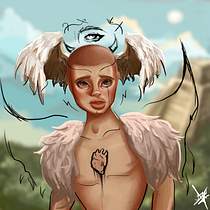 Meu projeto do curso: Retrato digital no Photoshop com um toque de fantasia. Ilustração tradicional, Desenho, Ilustração digital, Desenho de retrato, Desenho digital, e Pintura digital projeto de antoniodelmonteiro - 18.07.2021