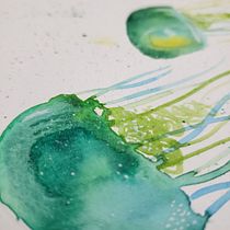 Meu projeto do curso: Técnicas modernas de aquarela. Un progetto di Illustrazione tradizionale, Belle arti, Pittura e Pittura ad acquerello di fefemilene - 30.07.2021