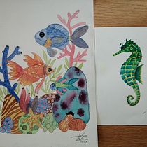 Mi Proyecto del curso: Técnicas de ilustración con acuarela y gouache. Traditional illustration, Fine Arts, Painting, Watercolor Painting, Children's Illustration, and Gouache Painting project by Amilcar Vicente Blanco Vargas - 07.30.2021