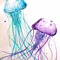 Mi Proyecto del curso: Técnicas modernas de acuarela. Un progetto di Illustrazione tradizionale, Belle arti, Pittura e Pittura ad acquerello di Yvanna Natalia Nieves Flores Picho - 30.07.2021