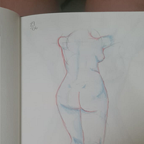 Mi Proyecto del curso: Dibujo anatómico para principiantes. Fine Arts, Sketching, Pencil Drawing, Drawing, Realistic Drawing, and Figure Drawing project by Mariana Lima Madeira - 07.30.2021