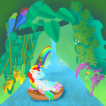 My project in Digital Illustration with Textures in Photoshop course. Un progetto di Illustrazione digitale e Illustrazione tradizionale di Libbi Kantor - 21.07.2021