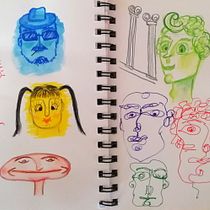 Il mio progetto del corso: Tecniche di illustrazione per sbloccare la tua creatività. Design, Traditional illustration, Fine Arts, Painting, Creativit, Creating with Kids, and Sketchbook project by Debora Lubiana - 07.31.2021