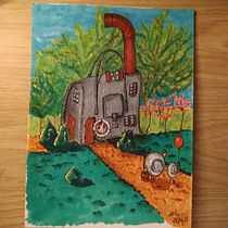 Mon projet du cours : Techniques d’illustration pour débloquer votre créativité. Design, Traditional illustration, Fine Arts, Painting, Creativit, Creating with Kids, and Sketchbook project by annie_maroy - 07.31.2021
