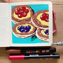 My project in Illustrated Sketchbooking in Full Color course. Projekt z dziedziny Trad, c, jna ilustracja, Kreat, wność,  R, sunek i Sketchbook użytkownika Gina Ketelaars - 31.07.2021