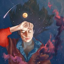 Il mio progetto del corso: Ritratti digitali fantastici con Photoshop. Traditional illustration, Drawing, Digital Illustration, Portrait Drawing, Digital Drawing, and Digital Painting project by xerit - 07.31.2021