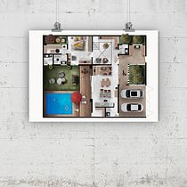 Mi Proyecto del curso: Render y collage digital para visualización arquitectónica CASA MAYA Ein Projekt aus dem Bereich 3D, Architektur, Digitale Architektur, 3-D-Design und ArchVIZ von Alvaro Morales - 28.07.2021