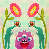 Mi Proyecto del curso: Técnicas y estilos de ilustración con Procreate. Projekt z dziedziny Trad, c, jna ilustracja, Ilustracja c, frowa, R, sunek c i frow użytkownika Porchet - 01.08.2021