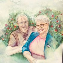 Hedy Lehtmets project in Expressive Watercolor Portraits course. Traditional illustration, Fine Arts, Painting, Watercolor Painting, and Portrait Drawing project by Hedy Lehtmets - 07.25.2021