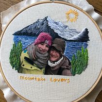Mi Proyecto del curso: Bordado en fotografías sobre tela. Photograph, Collage, Paper Craft, Printing, Embroider, and DIY project by Nuria Campá - 08.01.2021