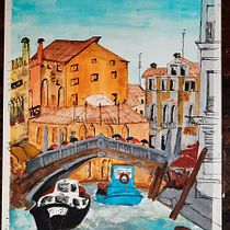 My project in Architectural Sketching with Watercolor and Ink course. Sketching, Drawing, Watercolor Painting, Architectural Illustration, Sketchbook & Ink Illustration project by farrukh - 08.01.2021