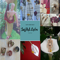 Mon projet du cours : Techniques de base pour le pressage de plantes. Un progetto di Artigianato, Belle arti, Collage e DIY di suzart_crea - 01.08.2021