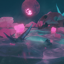 Mew's Artic lands. Un progetto di 3D, Illustrazione digitale e Progettazione 3D di Sabrina Gauna - 22.07.2021