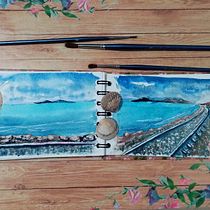 Mi Proyecto del curso: Cuaderno de viaje en acuarela. Traditional illustration, Watercolor Painting, Architectural Illustration, and Sketchbook project by Eli Candiani - 07.31.2021