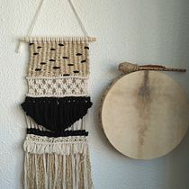 Mi primer tapiz de macramé Ein Projekt aus dem Bereich Erweiterungsentwicklung, H, werk, Innendesign, Dekoration von Innenräumen, Weben und Makramee von saysaray07 - 02.08.2021