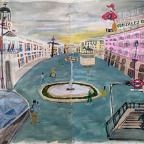 Mi Proyecto del curso: Sketchbook pictórico en gouache. Traditional illustration, Sketching, Drawing, Architectural Illustration, Sketchbook, and Gouache Painting project by Cristina Rodizza - 08.02.2021