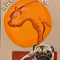 My project in Make Art Your Own: Exploring Artistic Identity course: Broken Dog. Traditional illustration, Sketching, Creativit, Drawing, and Sketchbook project by Marcy Miranda Janes - 08.02.2021