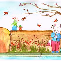 Mi Proyecto del curso: Ilustración en acuarela con influencia japonesa. Ilustração tradicional, Desenho, e Pintura em aquarela projeto de Cintia Cueva Coral - 02.08.2021